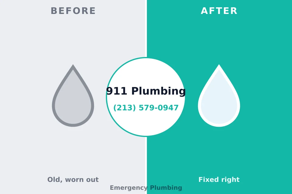 Before and after: plumbing company Cohasset, MN
